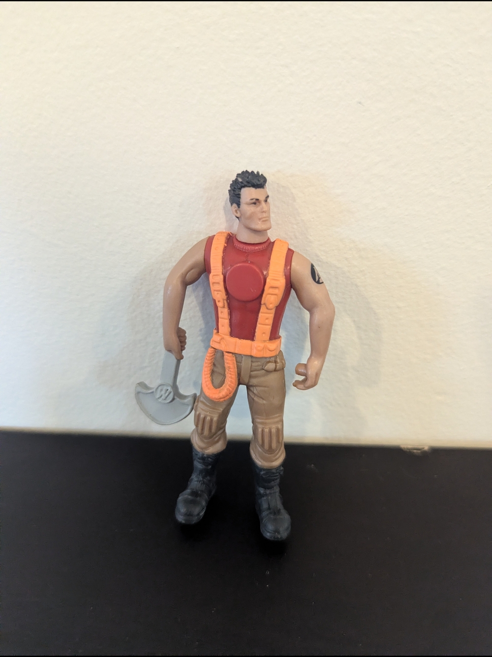 Vintage 2003 Hasbro Mc Donald Surprise Action Man Climber Used